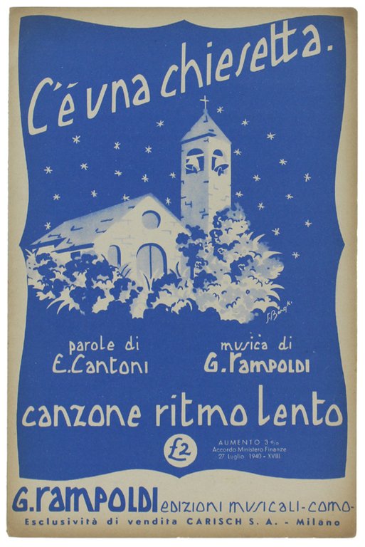 C'E' UNA CHIESETTA. Canzone ritmo lento.