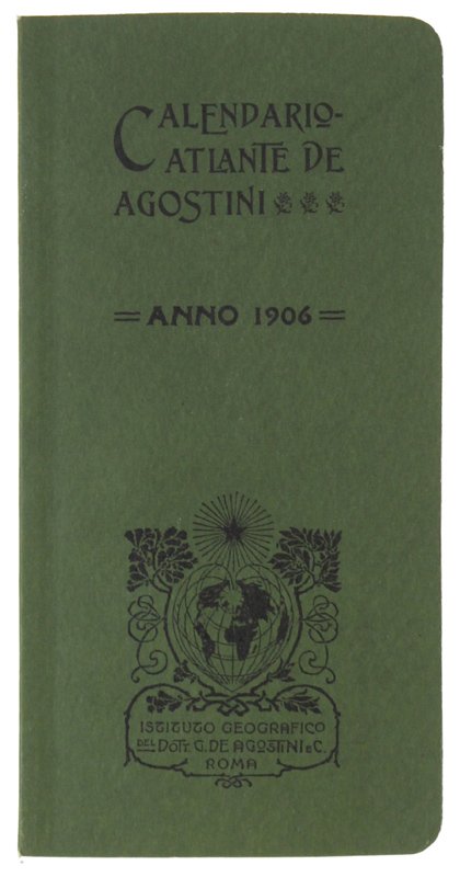 CALENDARIO ATLANTE DE AGOSTINI 1906 (reprint)