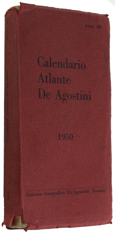 CALENDARIO ATLANTE DE AGOSTINI 1950