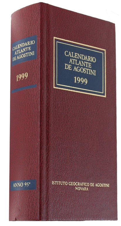 CALENDARIO ATLANTE DE AGOSTINI 1999.