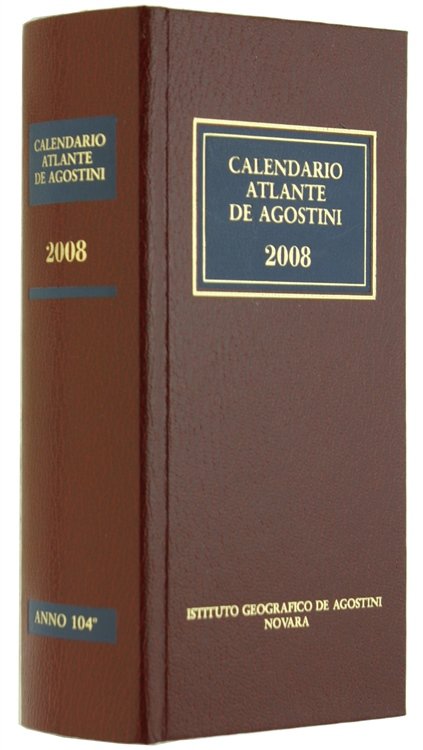CALENDARIO ATLANTE DE AGOSTINI 2008 [COME NUOVO]