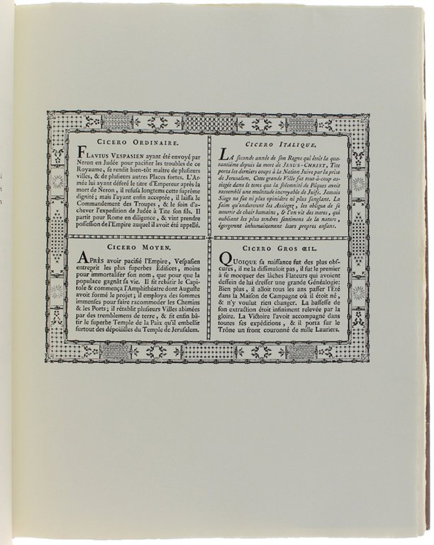 CAMPIONARI DI CARATTERI NELLA TIPOGRAFIA DEL SETTECENTO. Scelta, introduzione e …