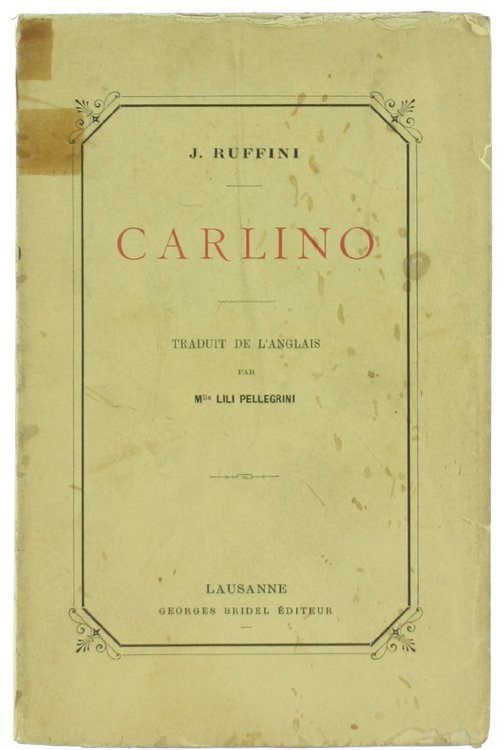 CARLINO - traduit de l'anglais par M.lle Lili Pellegrini