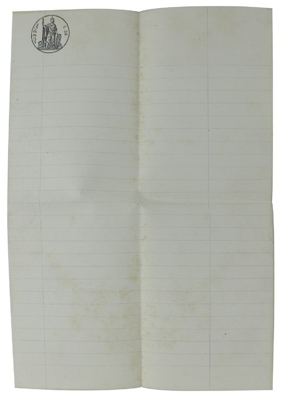 CARTA DA BOLLLO ANTICA, FILIGRANATA CON DICITURA "REGNO D'ITALIA 1913" …