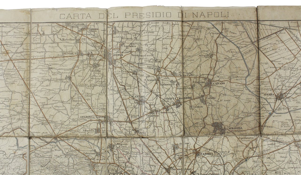 CARTA DEL PRESIDIO DI NAPOLI. Scala 1:50.000