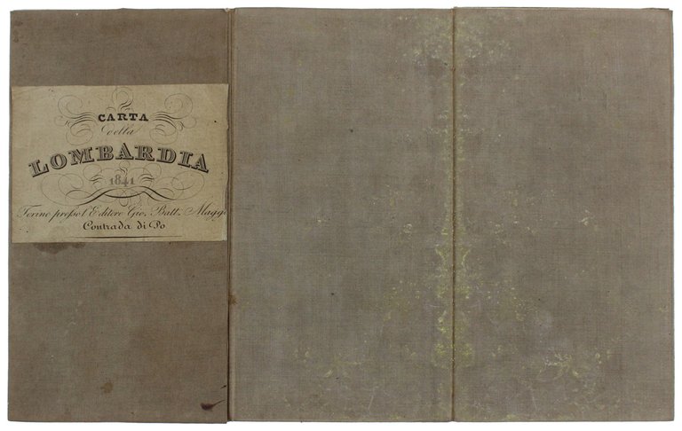 CARTA FISICA E STRADALE DEL REGNO LOMBARDO VENETO Comprendendo il …