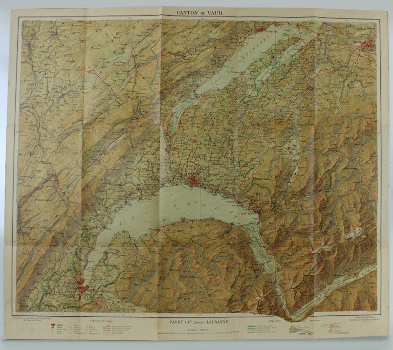 CARTE DU CANTON DE VAUD Echelle 1 : 200 000. …