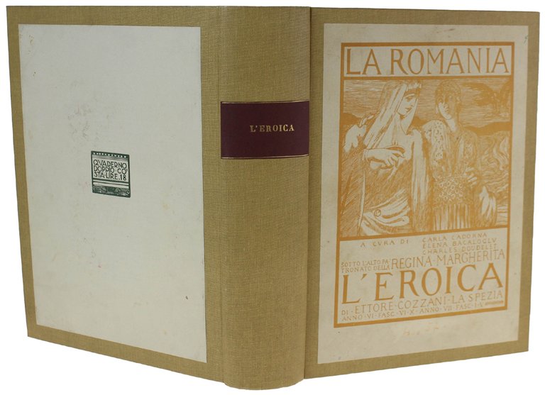 CARTELLA CON XILOGRAFIA ORIGINALE: L'EROICA - LA ROMANIA. Anno VI …