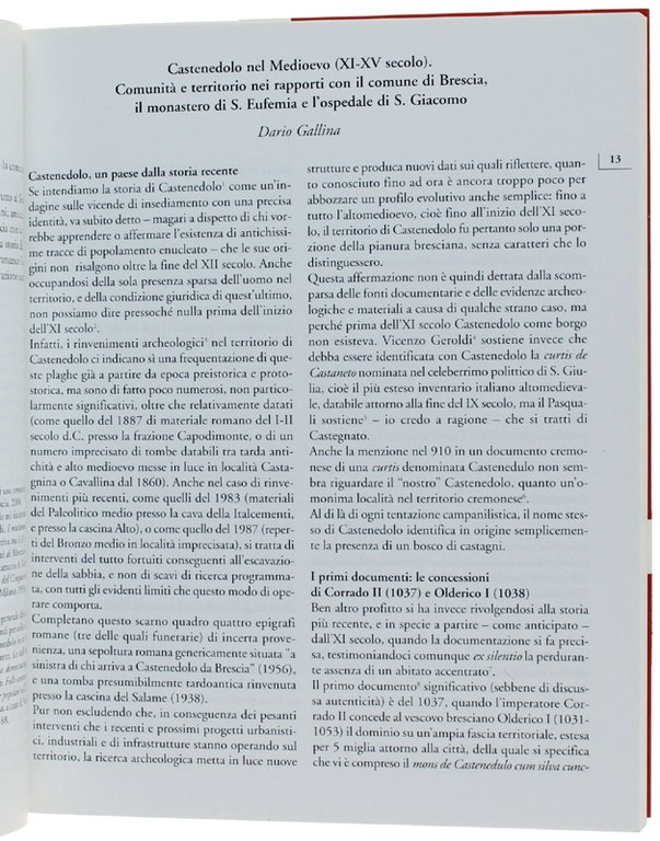 CASTENEDOLO. Una comunità bresciana e la sua identità storica (secc. … | Immagine Gallery 8