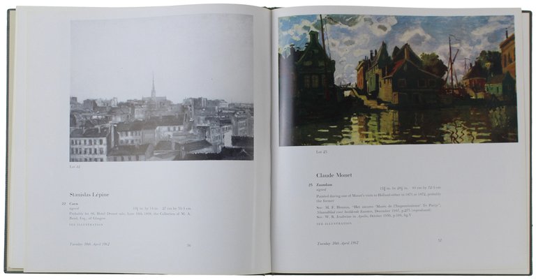 CATALOGUE OF THE COLLECTION OF IMPRESSIONIST AND MODERN PICTURES formed …