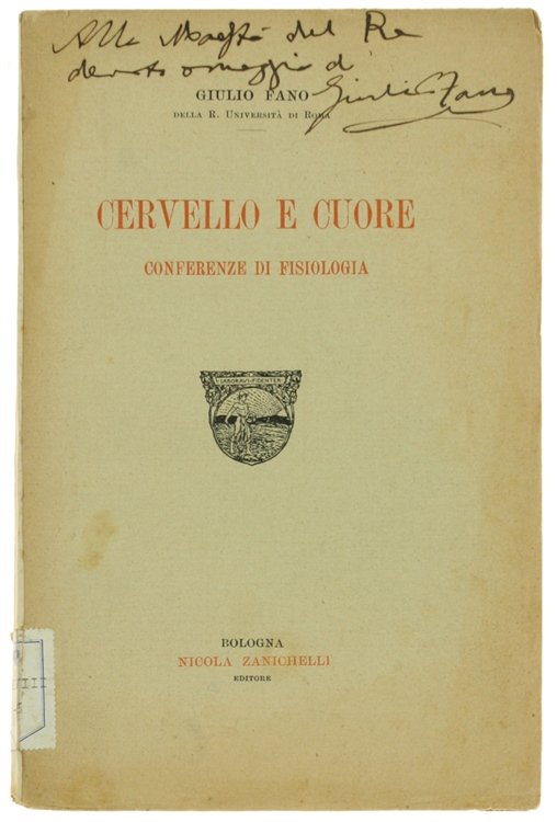 CERVELLO E CUORE. Conferenze di fisiologia.