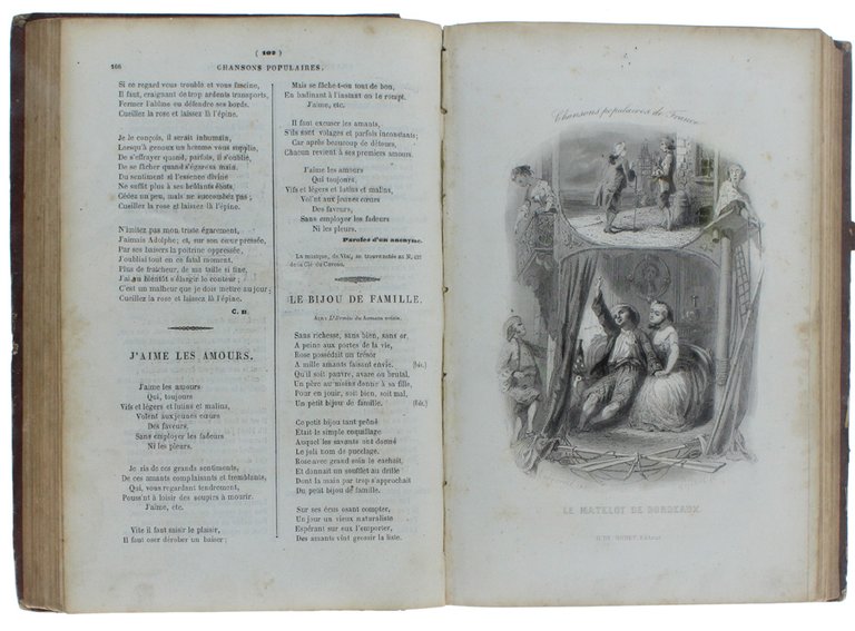 CHANSONS NATIONALES ET POPULAIRES DE FRANCE, accompagnées de notes historiques …