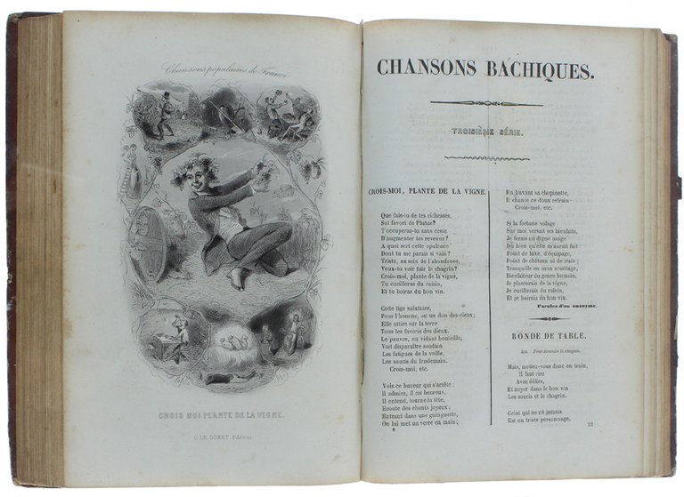 CHANSONS NATIONALES ET POPULAIRES DE FRANCE, accompagnées de notes historiques …