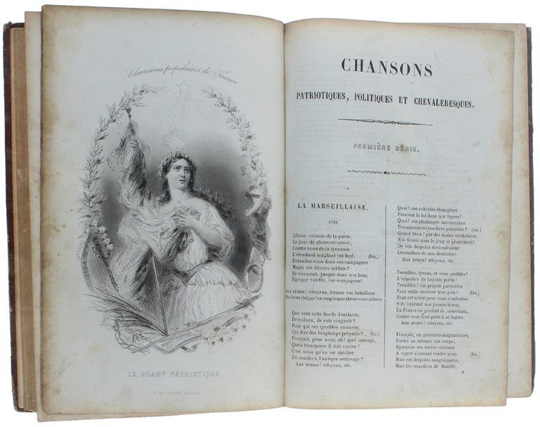 CHANSONS NATIONALES ET POPULAIRES DE FRANCE, accompagnées de notes historiques …