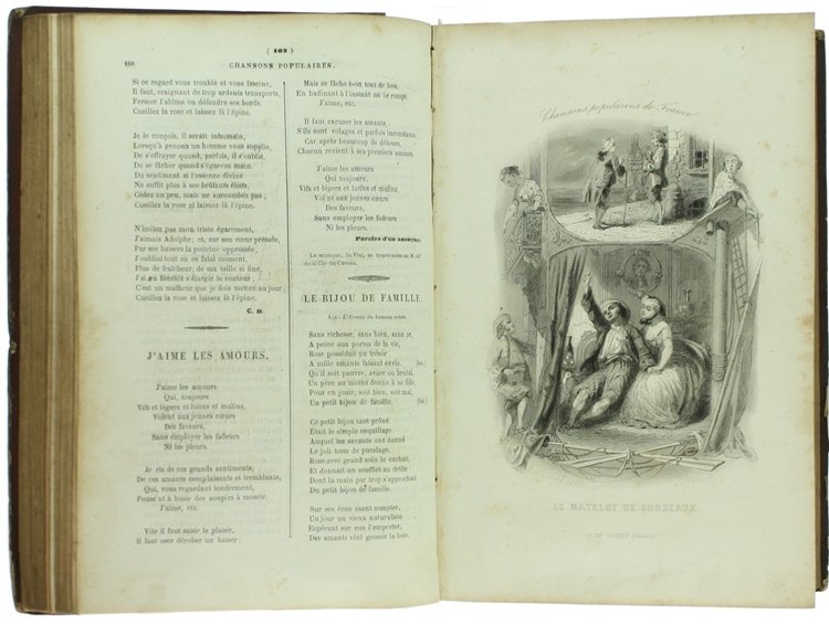 CHANSONS NATIONALES ET POPULAIRES DE FRANCE, accompagnées de notes historiques …