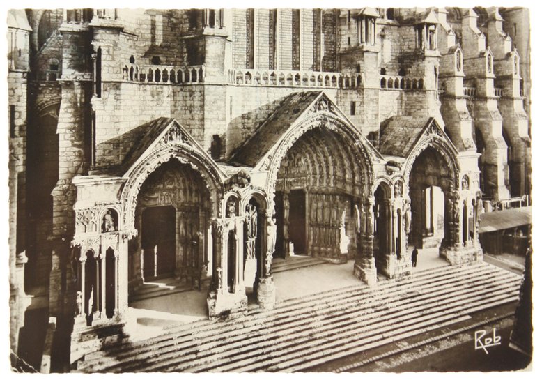 CHARTRES - LA CATHEDRALE, PORTAIL NORD (Cartolina)