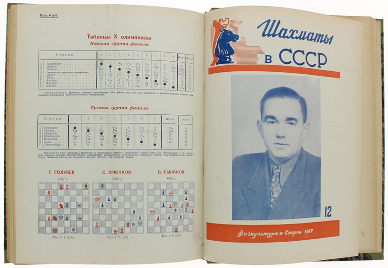 CHESS IN U.R.S.S. (SCIAXMATI V SSSR) [Russian Chess Magazine]: volume …