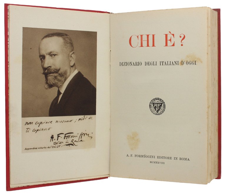 CHI E'? Dizionario degli italiani d'oggi [Prima edizione] | Immagine Gallery 2