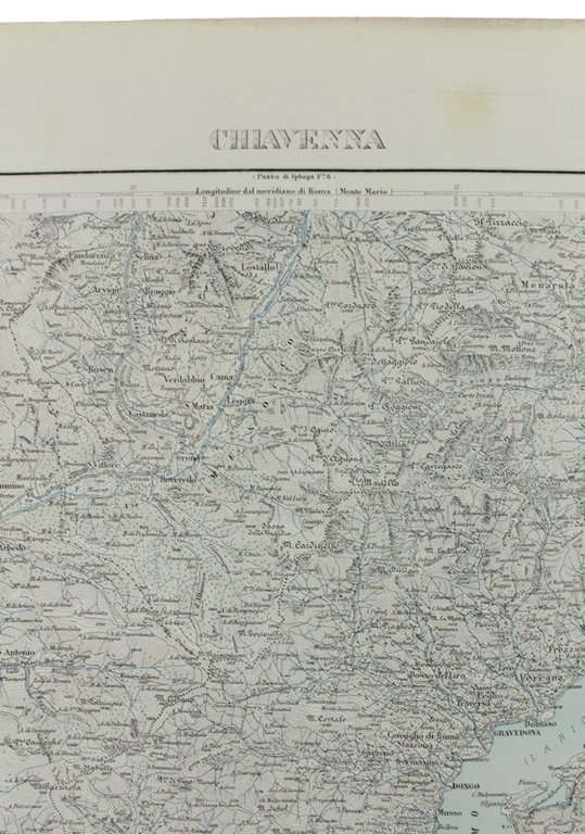 CHIAVENNA. Foglio 17 della Carta Topografica del Regno d'Italia e …