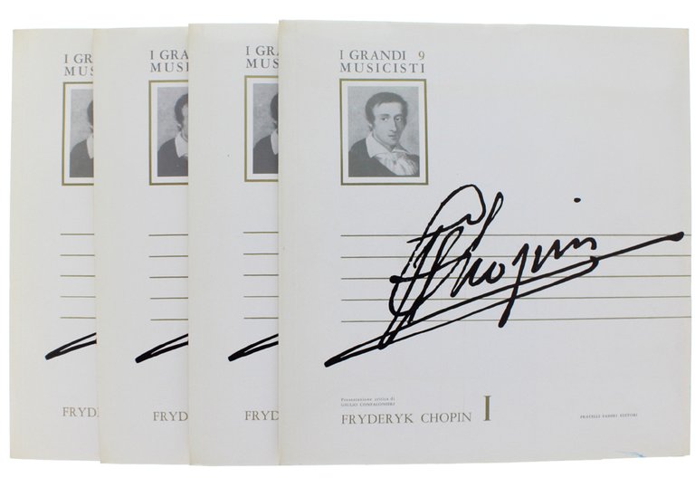 CHOPIN FRYDERYK. 4 dischi NUOVI nei fascicoli NUOVI. Fabbri - …
