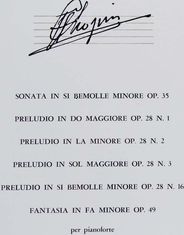 CHOPIN FRYDERYK. 4 dischi NUOVI nei fascicoli NUOVI. Fabbri - …