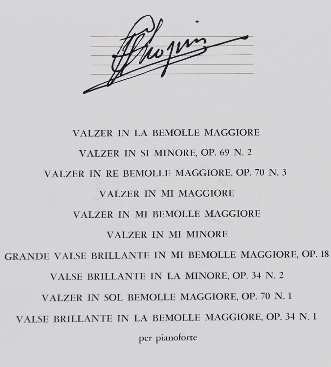 CHOPIN FRYDERYK: LE BALLATE E I VALZER. 3 dischi NUOVI …