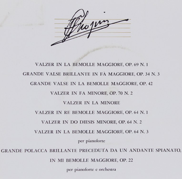 CHOPIN FRYDERYK: LE BALLATE E I VALZER. 3 dischi NUOVI …