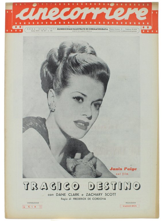 CINECORRIERE. Anno XVII - N. 6-7 - Giugno 1950.