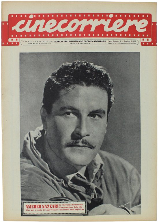CINECORRIERE. Anno XVII - N. 9-10 - Agosto 1950.