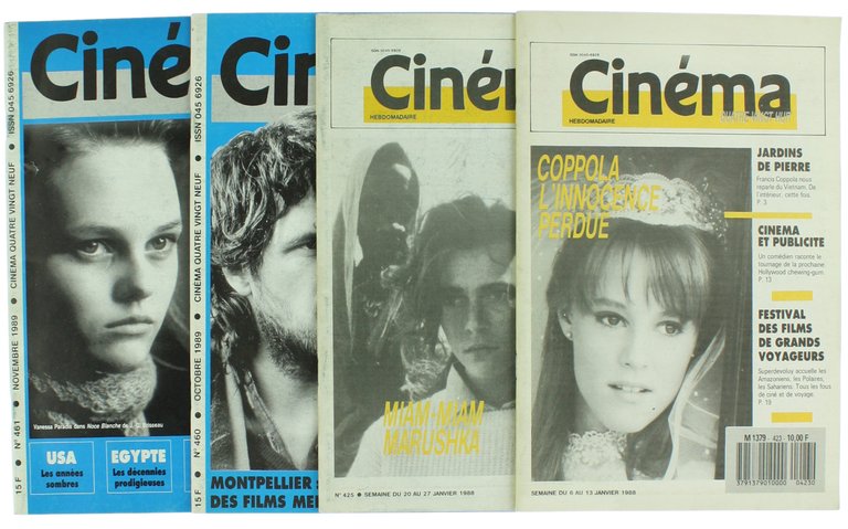CINÉMA QUATRE VINGT HUIT. Hebdomadaire. No. 423, 425, 460, 461.