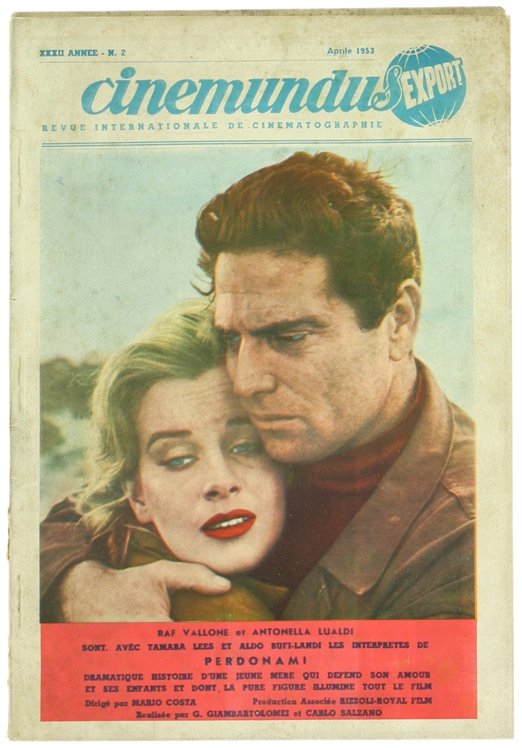 CINEMUNDUS EXPORT. Revue Internationale de Cinematographie. 1953 n. 1 e …
