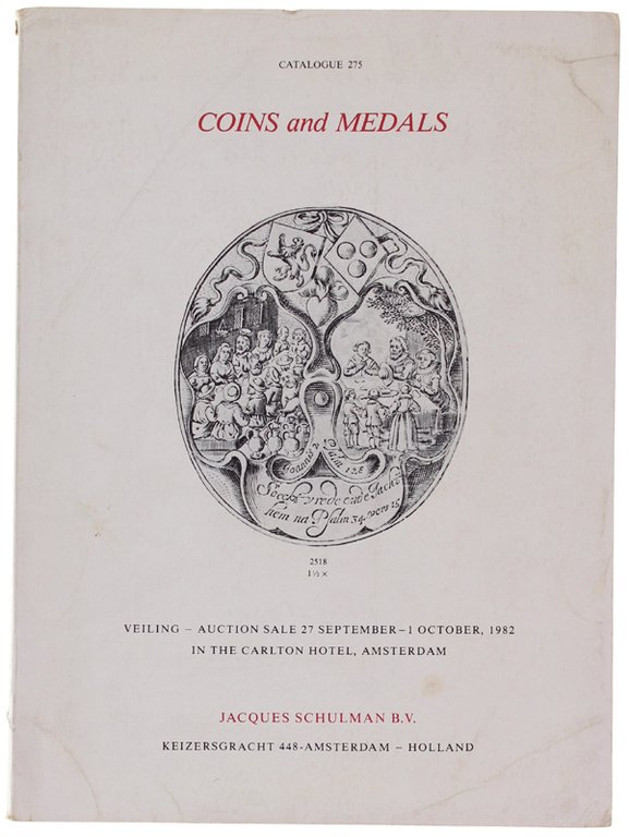 COINS AND MEDALS. CATALOGUE 275 - 27 SEPTEMBER - 1 …