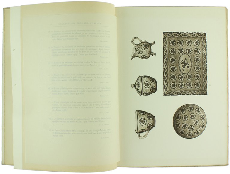 COLLECTIONS E.CHAPPEY. XVIIIe siècle. TOME Premier. CATALOGUE DES OBJETS D'ART …