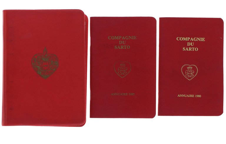COMPAGNIE DU SARTO. Annuaires 1980 - 1985 - 1988.
