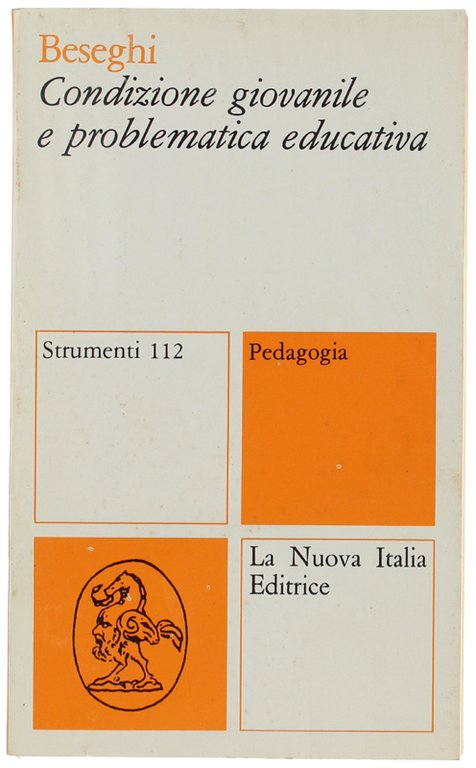 CONDIZIONE GIOVANILE E PROBLEMATICA EDUCATIVA.