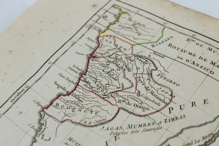 CONGO, CAFRERIE. [Original copper engraved map, 1778] | Immagine Gallery 5