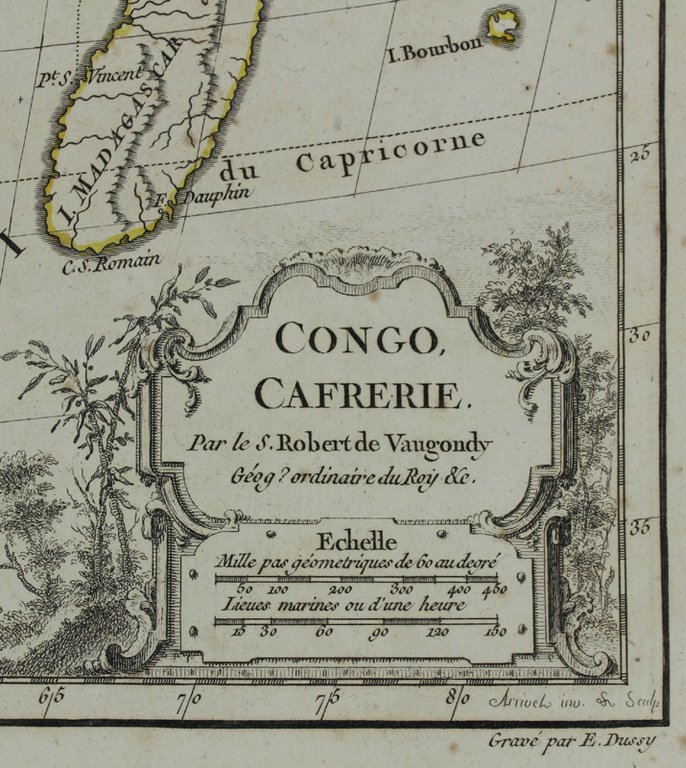 CONGO, CAFRERIE. [Original copper engraved map, 1778] | Immagine Gallery 6