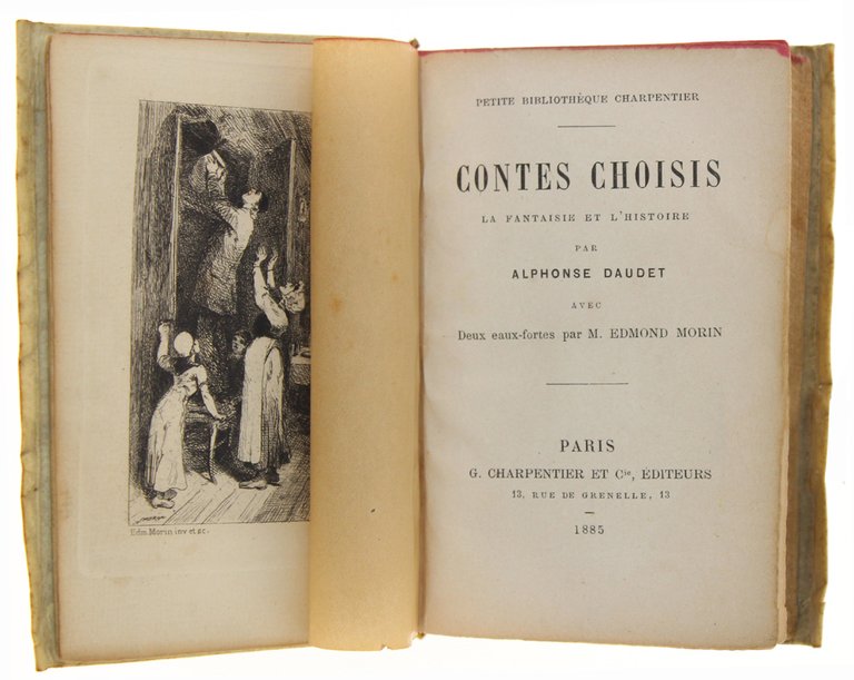 CONTES CHOISIS. La fantaisie et l'histoire. Avec deux eaux-fortes par …