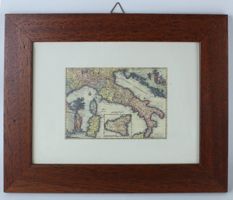 CORNICE VINTAGE IN NOCE CM 31X25 BORDO LISCIO, LARGA CM … | Immagine Gallery 1