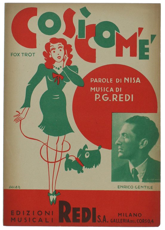 COSI' COM'E'. Fox trot.