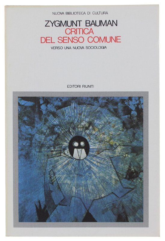 CRITICA DEL SENSO COMUNE. Verso una nuova sociologia
