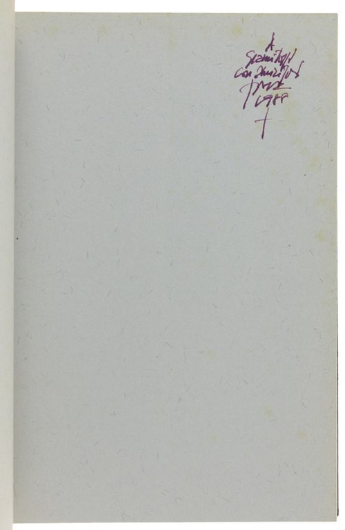 DA QUESTO LATO DEL DILUVIO cinque poemetti 1964-1969 [1a edizione …