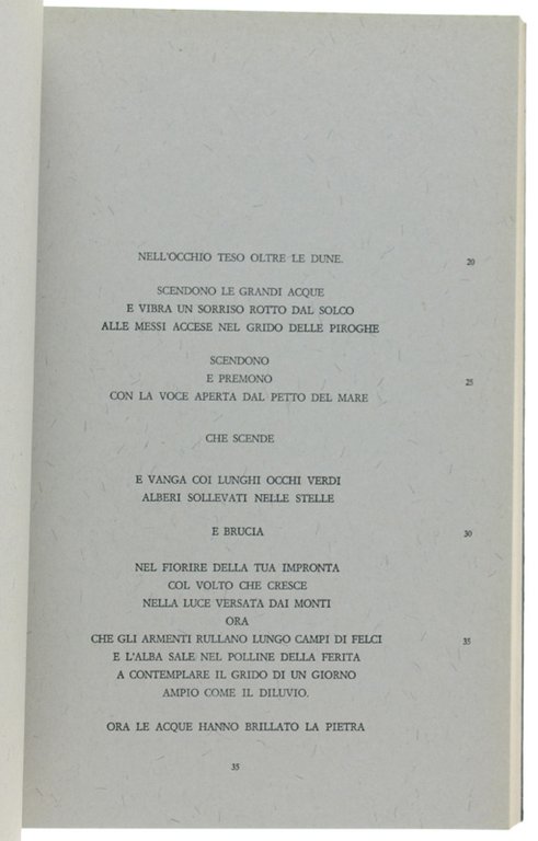 DA QUESTO LATO DEL DILUVIO cinque poemetti 1964-1969 [1a edizione …