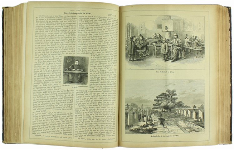 DAHEIM. Ein deutsches Familienblatt mit Illustrationen. Jahrgang XVIII-XIX.