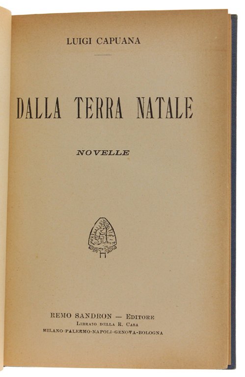 DALLA TERRA NATALE - Novelle