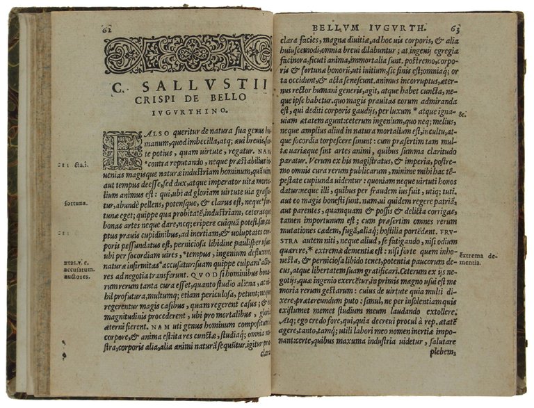 DE CONIURATIONE CATILINAE - DE BELLO JUGURTHINO - HISTORIARUM LIB. …