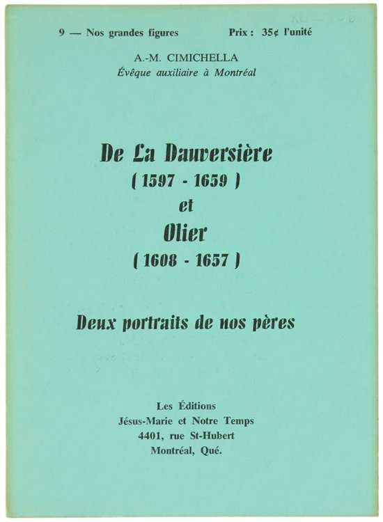 DE LA DAUVERSIERE (1597-1659) ET OLIER (1608-1657). Deux portraits de … | Immagine Gallery 2