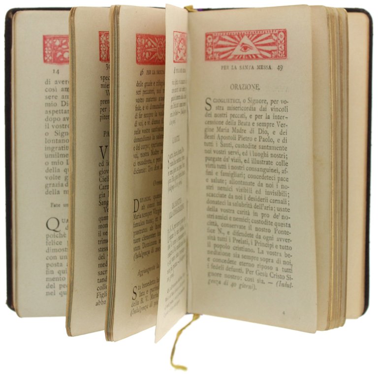 DELIZIE DEL CRISTIANO. [Splendida legaturina liberty]