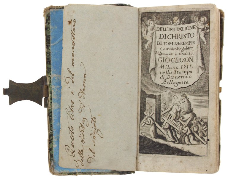 DELL'IMITATIONE DI CHRISTO [minuscola, rara edizione antica]