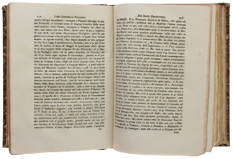 DELLA LETTERATURA VENEZIANA DEL SECOLO XVIII FINO A' NOSTRI GIORNI.